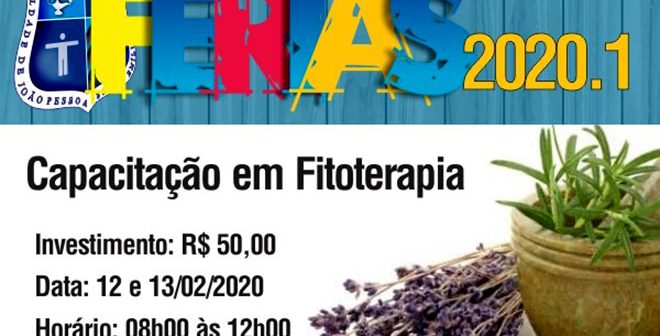 Minicursos de Férias 2020.1 –  Capacitação em Fitoterapia “Professora Graça Silva”